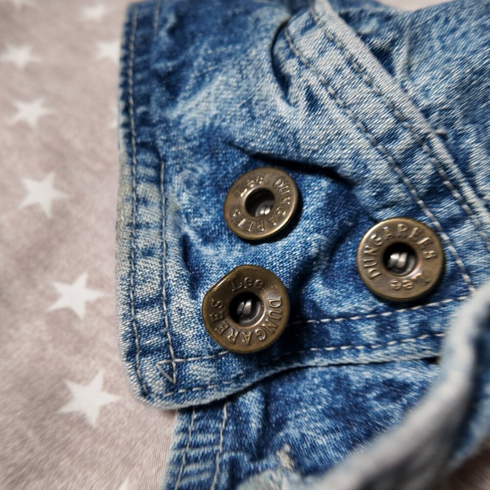 ๐ฅ Vintage Lee Dungarees Denim Chore Jacket - XL - Workwear ๐ฅ - Picture 6 of 10